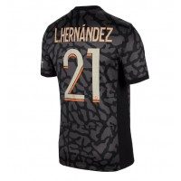 Camiseta Paris Saint-Germain Lucas Hernandez #21 Tercera Equipación Replica 2023-24 mangas cortas